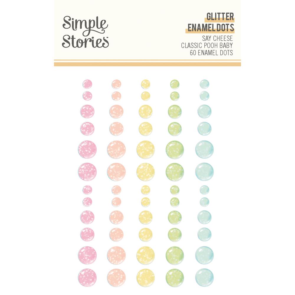 Classic Pooh Baby - Glitter Enamel Dots