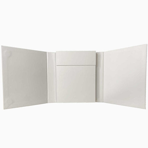Foundations Memory Keeper Album - Trifold Magnetic Closure White