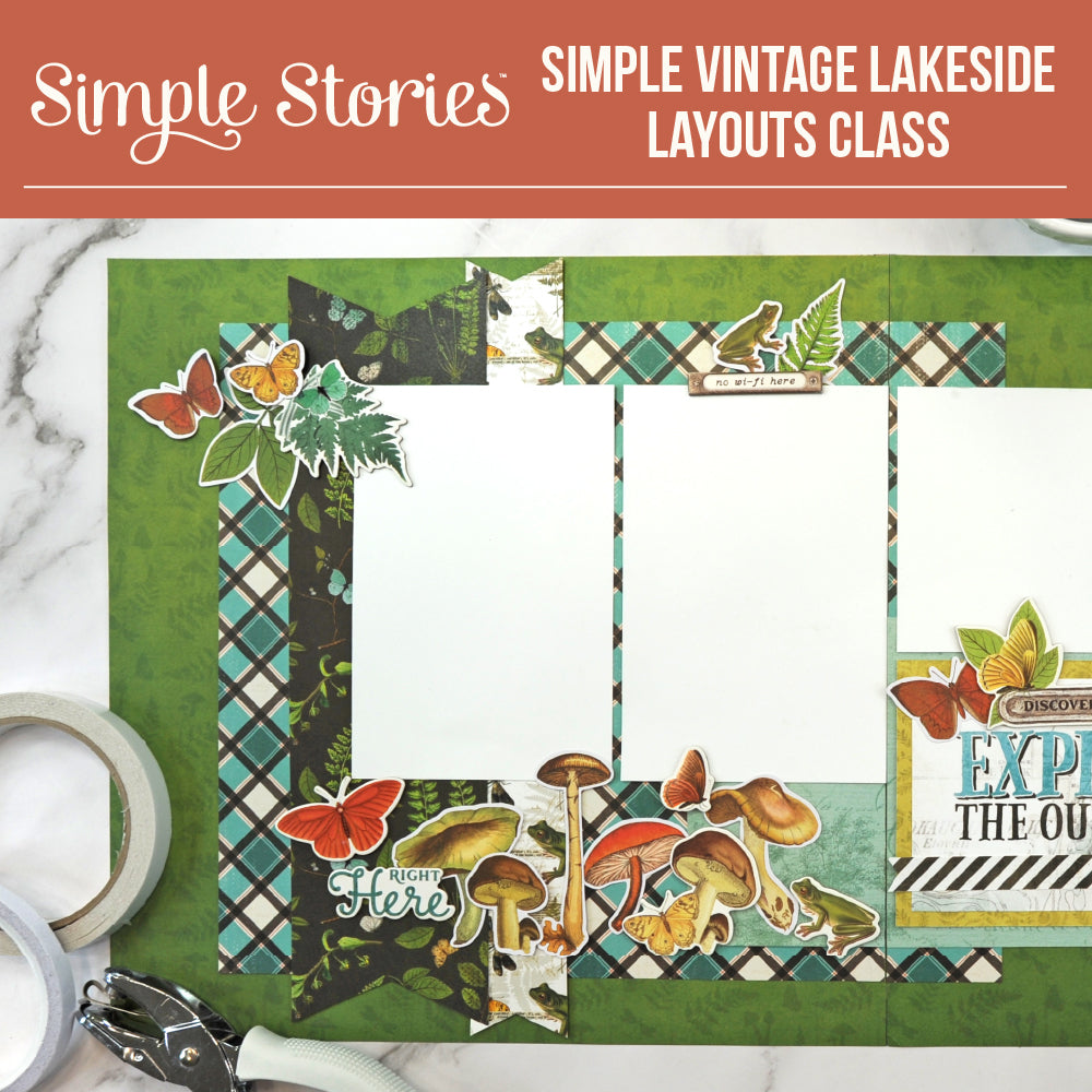 Simple Vintage Lakeside Layout Kit