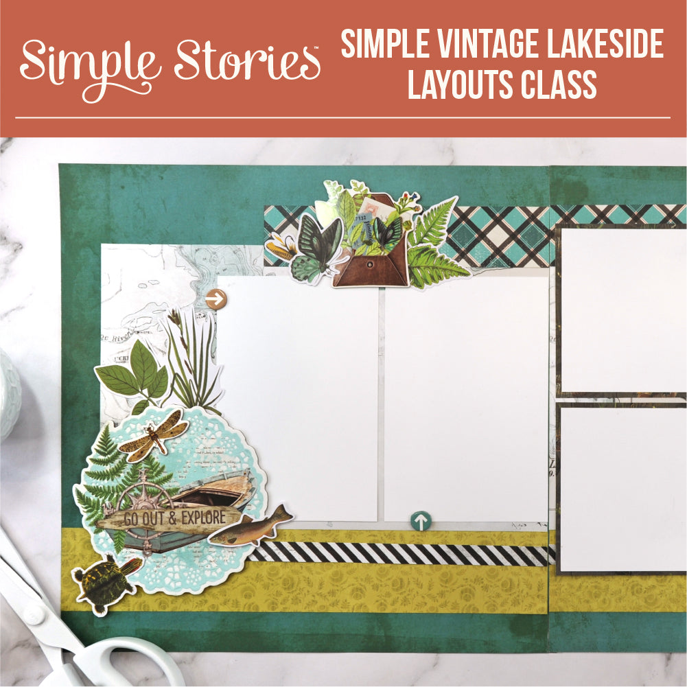 Simple Vintage Lakeside Layout Kit