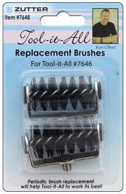 Zutter Tool-it-All Replacement Brushes 2pk