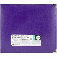 We R Memory Keepers Classic Leather 12 x 12 Album Grape Soda