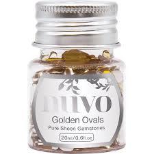Nuvo Pure Sheen Gemstones Golden Ovals