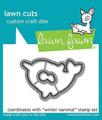 Lawn Fawn Winter Narwhal Die Set