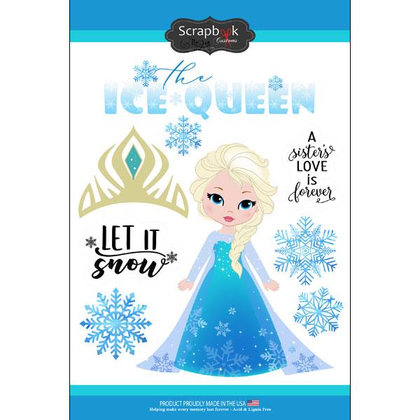 Scrapbook Customs - Ice Queen Sticker