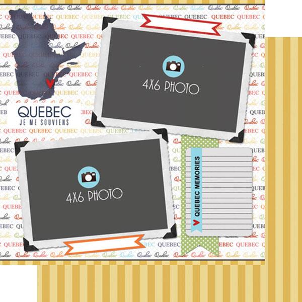 Scrapbook Customs - Quebec DS Quick Page Journal
