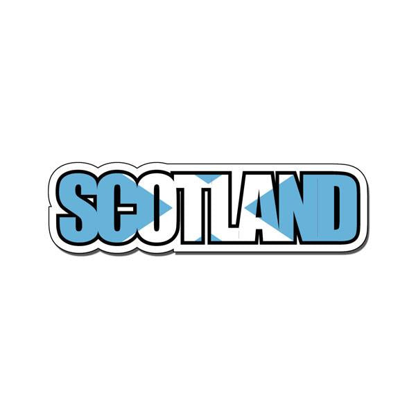 Scrapbook Customs - Scotland Flag Word - D