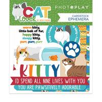 Cat Lover - Cardstock Ephemera