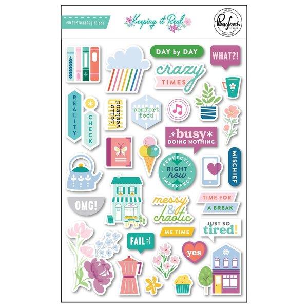 Keeping It Real - Puffy Stickers