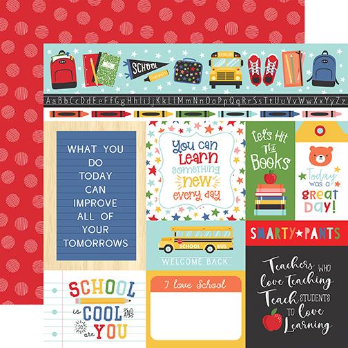 I Love School - Multi Journaling Cards