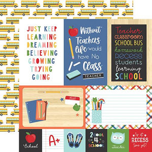 I Love School - 4x6 Journaling Cards