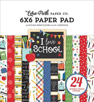 I Love School - 6x6 Paper Pad