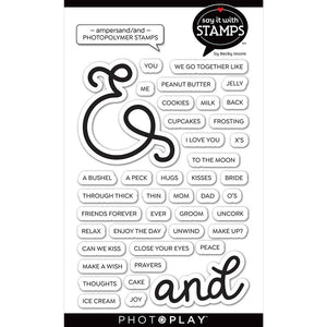 Say It With Stamps - Ampersand/And
