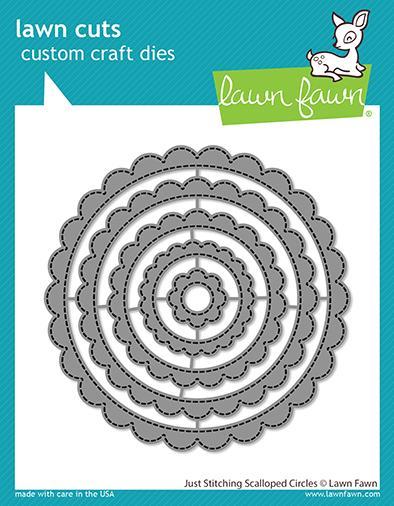 Lawn Fawn - Just Stitching Scalloped Circles Dies