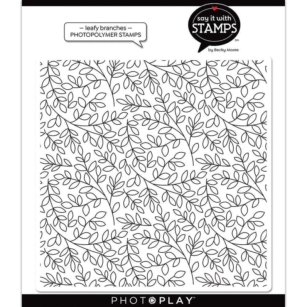 Say It With Stamps - Leafy Branches Photopolymer Stamp