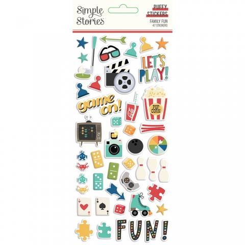 Family Fun - Puffy Stickers