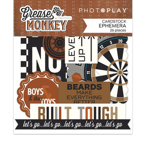 Grease Monkey - Cardstock Ephemera