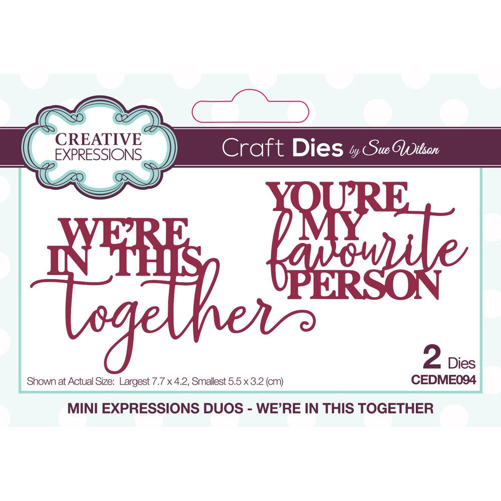 Creative Expressions Mini Expressions Duos We're In This Together
