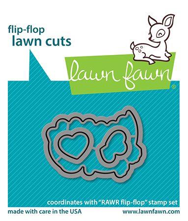 Lawn Fawn RAWR Flip-Flop Die