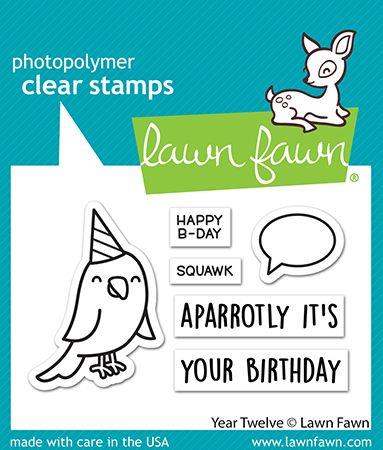 Lawn Fawn - Year Twelve Stamp Set