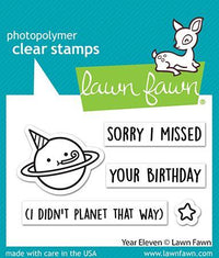 Lawn Fawn - Year Eleven Stamp Set