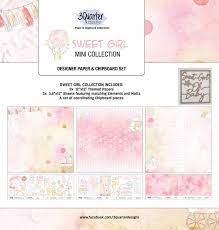 3Quarter Designs Sweet Girl 12 x 12 Mini Collection