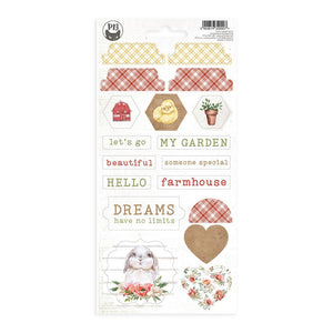 P13 Farm Sweet Farm Chipboard Stickers 03
