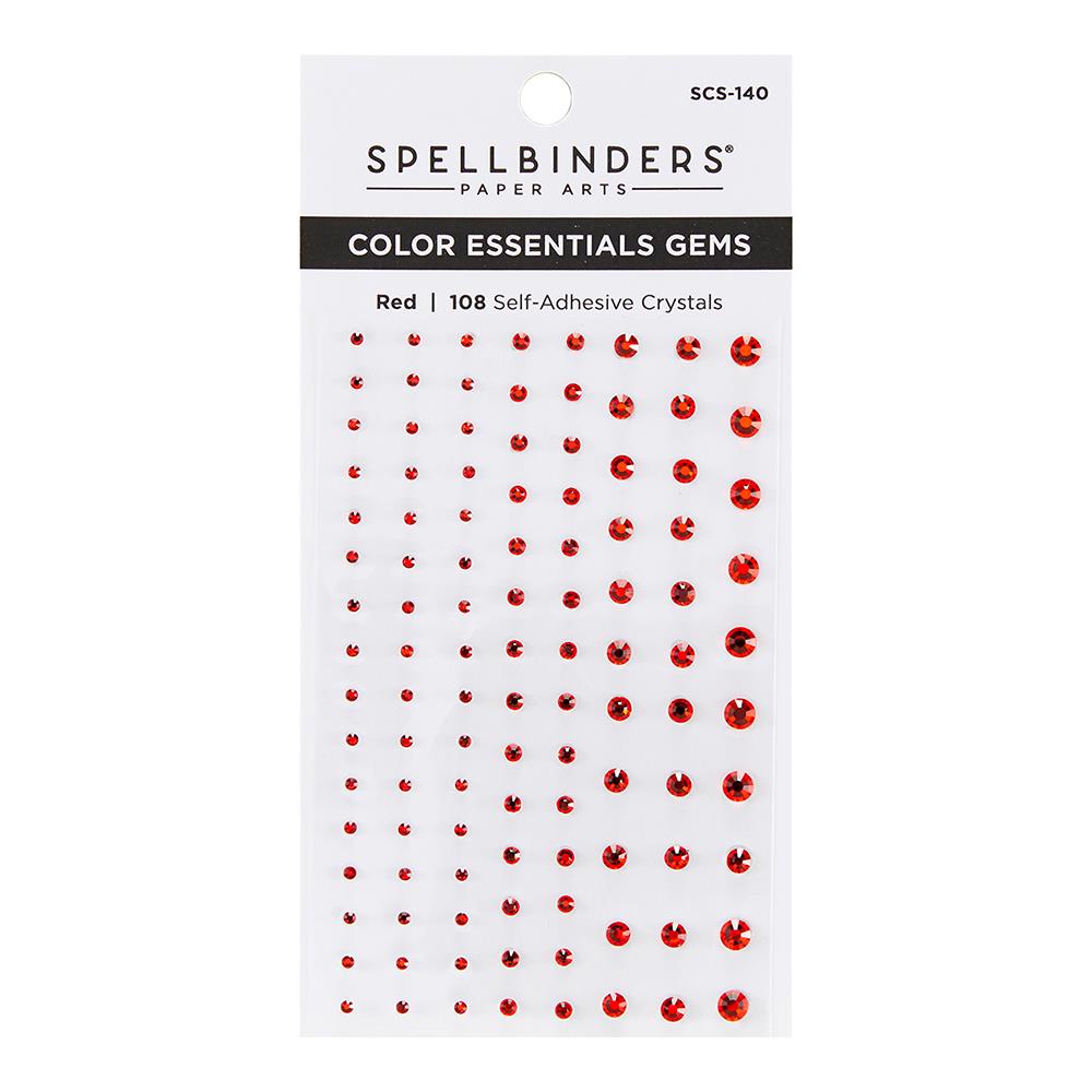 Spellbinders Paper Arts Color Essentials Gems Red