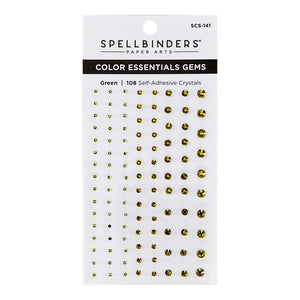 Spellbinders Paper Arts Color Essentials Gems Green
